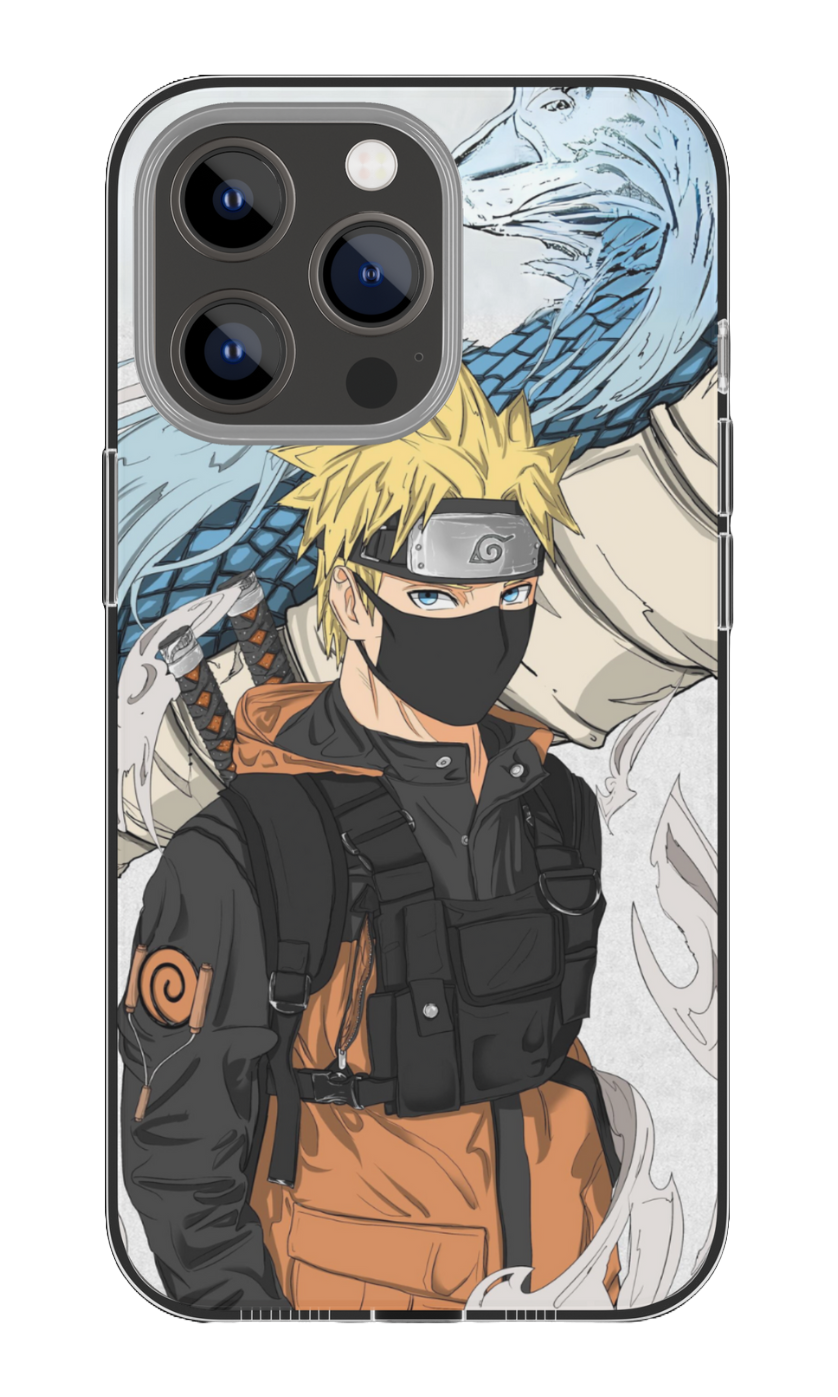 Anime Premium Metal Back Case (Get Transparent Mobile Skin Free Worth ₹149)