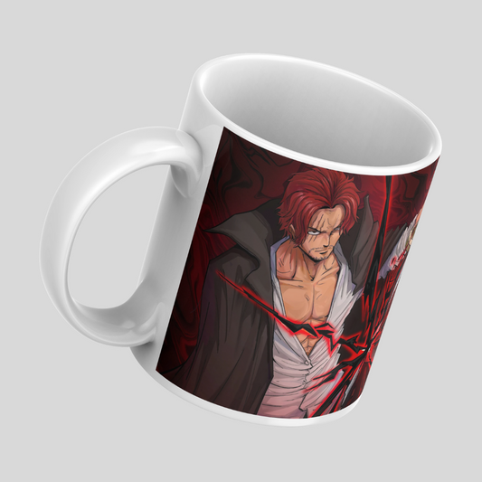 Shanks Anime Printed Premium Quality Coffee Mug (350ml) Ceramic White Mug