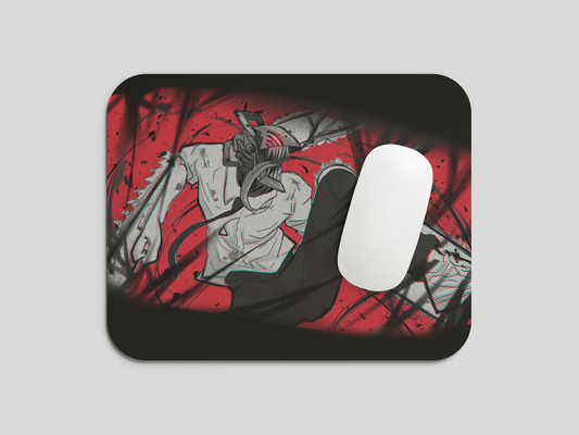 Chainsaw Man Anime Printed Mouse Pad Premium Quality With Anti-Slip Rubber Base
