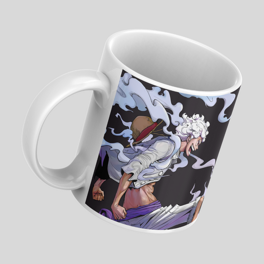 Gear 5 Anime Printed Premium Quality Coffee Mug (350ml) Ceramic White Mug