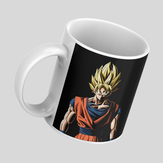 Goku Anime Printed Premium Quality Coffee Mug (350ml) Ceramic White Mug