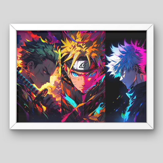 Anime Metal Sheet Poster A4 Size Premium Quality (Frame Not Included)