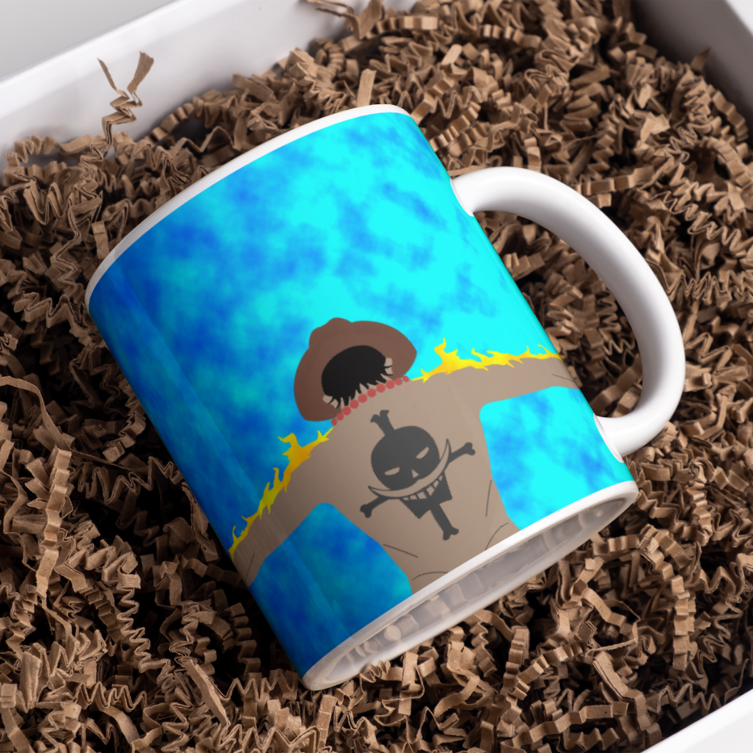 Luffy Anime Printed Premium Quality Coffee Mug (350ml) Ceramic White Mug