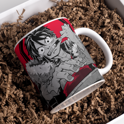 One Piece Luffy Anime Printed Premium Quality Coffee Mug (350ml) Ceramic White Mug