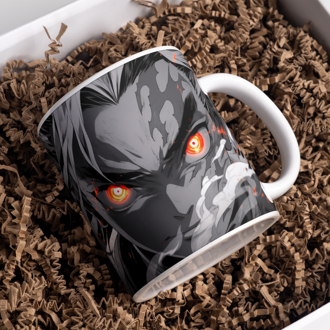 Demon Slayer Anime Printed Premium Quality Coffee Mug (350ml) Ceramic White Mug